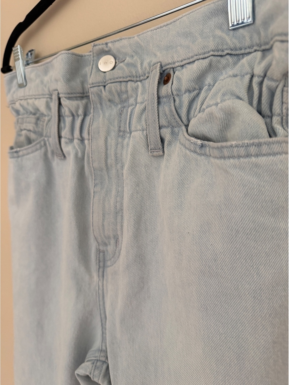 IRO 15/11/25 paper bag light wash denim - Picture 2 of 4
